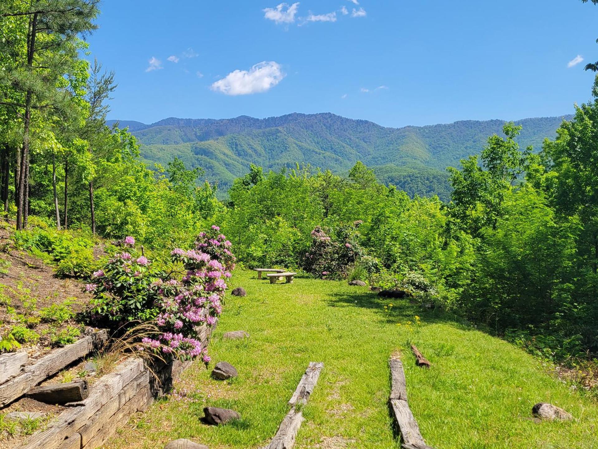 Real Log Cabin With Amazing Views, Hot Tub, Sauna, Games Gatlinburg Buitenkant foto